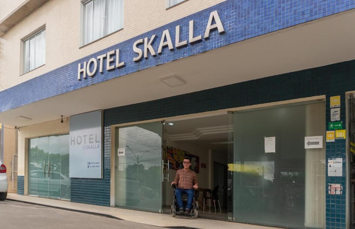 Hotel Skalla - Melhor Custo Beneficio Teixeira de Freitas Luaran gambar